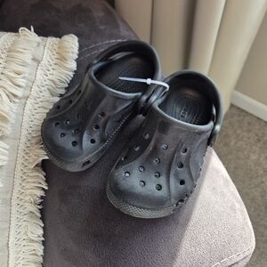 CROCS Kids Black Shoes 7t
